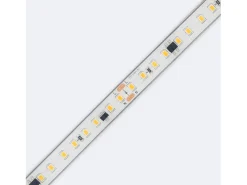 Ledkia Tira LED Regulable 220V SMD Autorectificada 120 LED/m 14W/m 1680lm/m SILICONE FLEX Ancho 12mm Corte 10cm IP67 a Medida 6000K Frío 5 m Blanco Hot