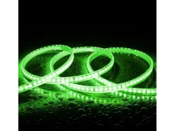 Hot Ledkia Tira LED Regulable 220V SMD 120 LED/m Color 8.5W/m Ancho 12mm Corte 20cm IP65 a Medida Verde 10 m Blanco