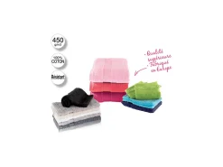 Best Atmosphera Toalla de baño Algodón 450 g/m² (50 x 90 cm) Blanco