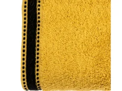Clearance Atmosphera Toalla de baño de Algodón Amarillo Ocre 70 x 130 cm Gruesa y Suave Mostaza