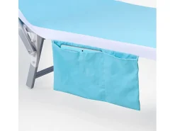 Beach & Garden Ropa De Cama|Textil De Baño-Toalla de micrifibra para tumbona de playa y piscina con 2 bolsillos - Azul