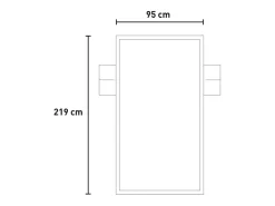 Online Beach & Garden Toalla para tumbona de playa y piscina matrimonial grande XL de microfibra con 2 bolsillos Multicolor