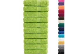 Sale Toallas de baño 10 uds 100% algodón 100x150 cm 600 gsm ES599604 Verde