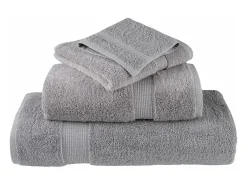 Online Toallas de baño 4 uds 100% algodón 100x150 cm 600 gsm ES934950 Gris