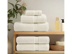 Toallas de mano 2 uds 100% algodón verde 100x150 cm 600 gsm ES774021 Crema Clearance