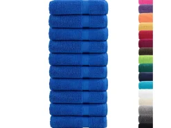 Hot Toallas premium 10 uds 100% algodón 100x150 cm 600 gsm ES530047 Azul
