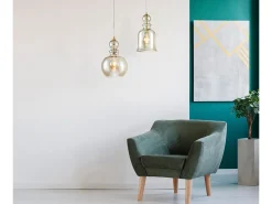 Maytoni Lámpara Suspendida-Tone Lámpara Colgante Techo Dome , 1 Luz, E27 Bronce