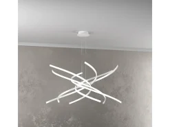 Best Tornado Sospensione D.80 Cm. Bianco Luce Naturale 3000K Blanco