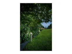Torre - Bolardo de jardín con 1 bombilla E27 máx. 20 W IP54, bolardo de aluminio pintado, para exteriores, acero Corten, 60 cm de altura - Perenz Marru00f3n Sale
