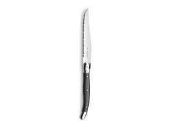 Clearance Lou Laguiole Tradition Gris Oscuro - Bloque 6 cuchillos carne Gris antracita