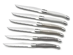 Lou Laguiole Cubierto-Tradition - Bloque 6 cuchillos carne Multicolor