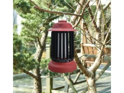 Iluminación Exterior-Trampa para mosquitos de exterior EZIlight® Mosquito Garden MG 10 Recargable USB Autonomía 24h Rojo