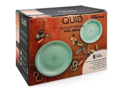 Vajilla Vita Aqua Quid 18 piezas gres Azul Clearance
