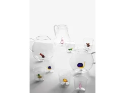 Best Vaso de vidrio borosilicato, Ardilla, marrón 350 ml, Animal Farm Transparente