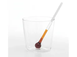 Clearance Vaso medidor Spritzometer - Juego de 2 vasos + dispensador Spritz, vidrio decorado, fabricado en Italia - Zafferano Italia Transparente