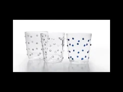 Vaso-Vaso Zafferano para fiesta, color dorado y , 45 cl, juego de 6 unidades Amarillo