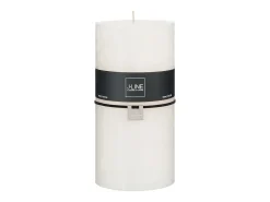 J-Line Vela cilíndrica vainilla xxl 140 h Alt. 20 cm Crema Outlet