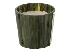 Best J-Line Vela perfumada 35H en tarro de vidrio 12x12x11.5 cm Verde