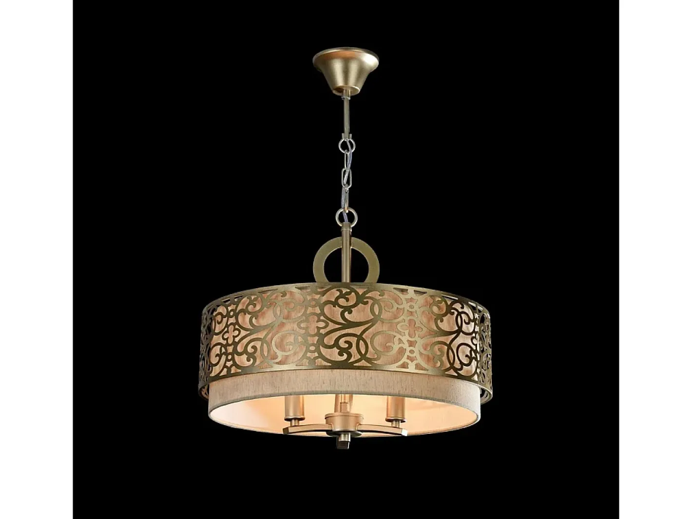 Maytoni Venera Lámpara Colgante de Techo Cilíndrica Latón, 3 Luces, E14 Camel