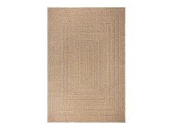 Garden Furniture Veno Alfombra ZIZUR apariencia de yute interior y exterior 200x290cm Marru00f3n Best