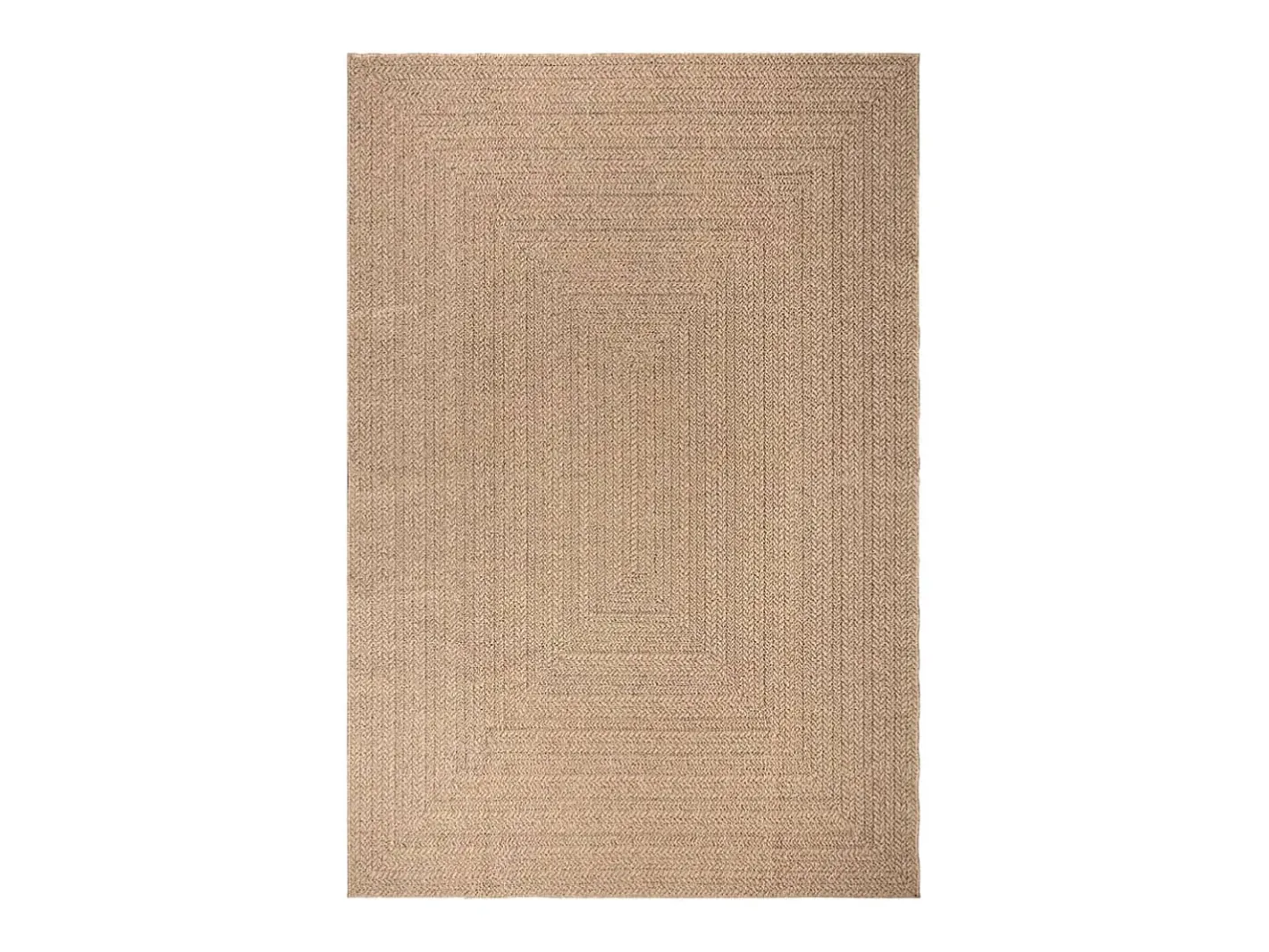 Garden Furniture Veno Alfombra ZIZUR apariencia de yute interior y exterior 200x290cm Marru00f3n Best