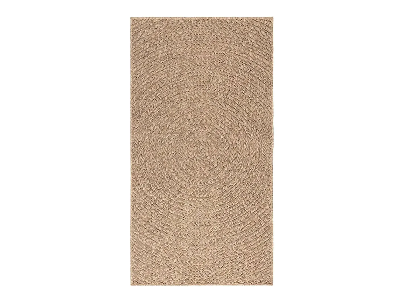 Garden Furniture Veno Alfombra ZIZUR apariencia de yute interior y exterior 80x150 cm Marru00f3n Sale