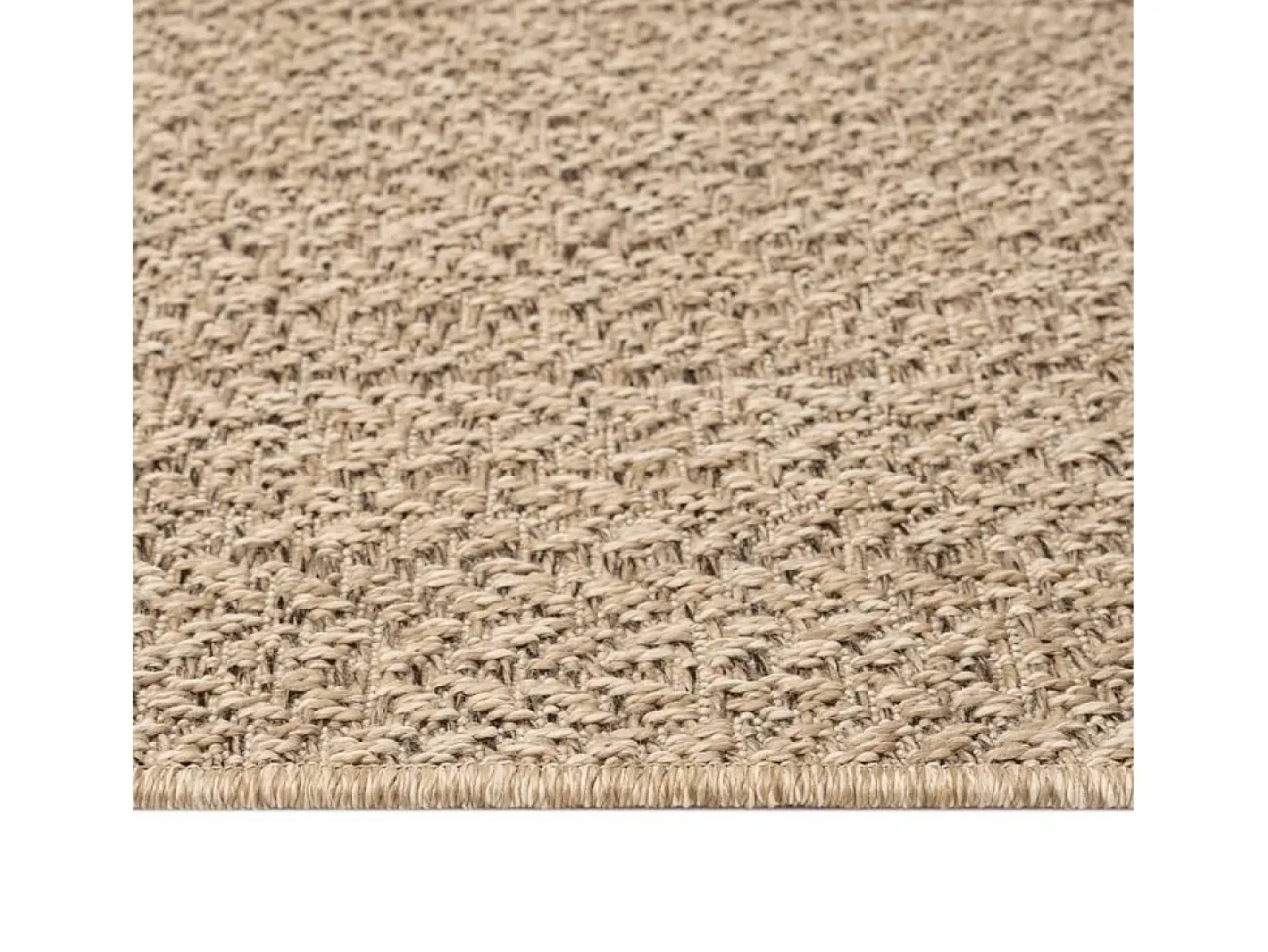 Garden Furniture Alfombra De Salón-Veno Alfombra ZIZUR apariencia de yute interior y exterior 60x110 cm Marru00f3n