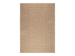 Garden Furniture Veno Alfombra ZIZUR apariencia de yute interior y exterior 160x230 cm Marru00f3n New