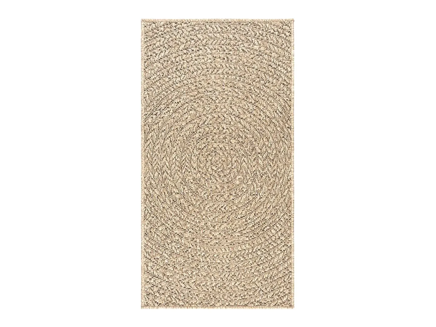 Garden Furniture Veno Alfombra ZIZUR apariencia de yute interior y exterior 60x110 cm Marru00f3n Outlet