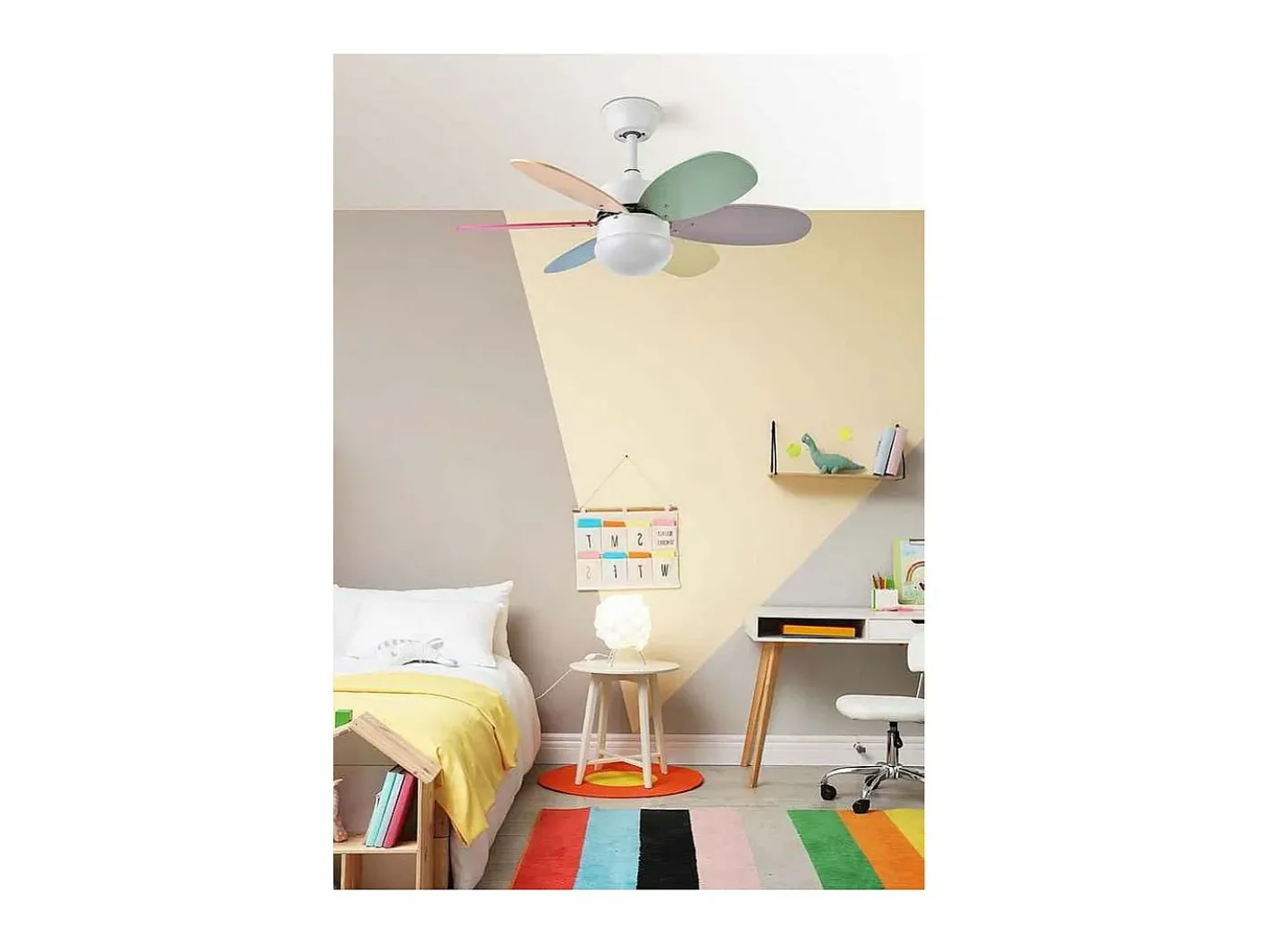 AKUNADECOR Ventilador Dc Alves Niquel Plata E27 Control Remoto Y Temporizador Plateado Online
