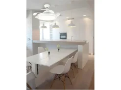 Clearance AKUNADECOR Ventilador Dc Bayomo L Led Con Memoria De Color Blanco