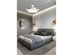 Clearance AKUNADECOR Ventilador Dc Bayomo L Led Con Memoria De Color Blanco