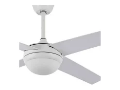 AKUNADECOR Plafón-Ventilador Dc Ciro Cuero Nogal E27 Con Mando A Distancia Dorado