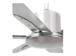 AKUNADECOR Ventilador Dc Extragrande Andros Niquel Mando Distancia 6 Velocidades Faro Plateado Clearance
