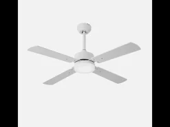 Best AKUNADECOR Ventilador Dc Hupe Led Cct Regulable Y Control Remoto Blanco