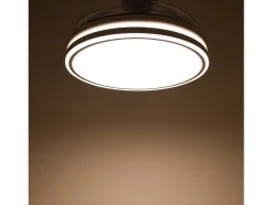 Best AKUNADECOR Ventilador Dc Led Asgard 4 Aspas Led Integrado Y Memoria Color Blanco