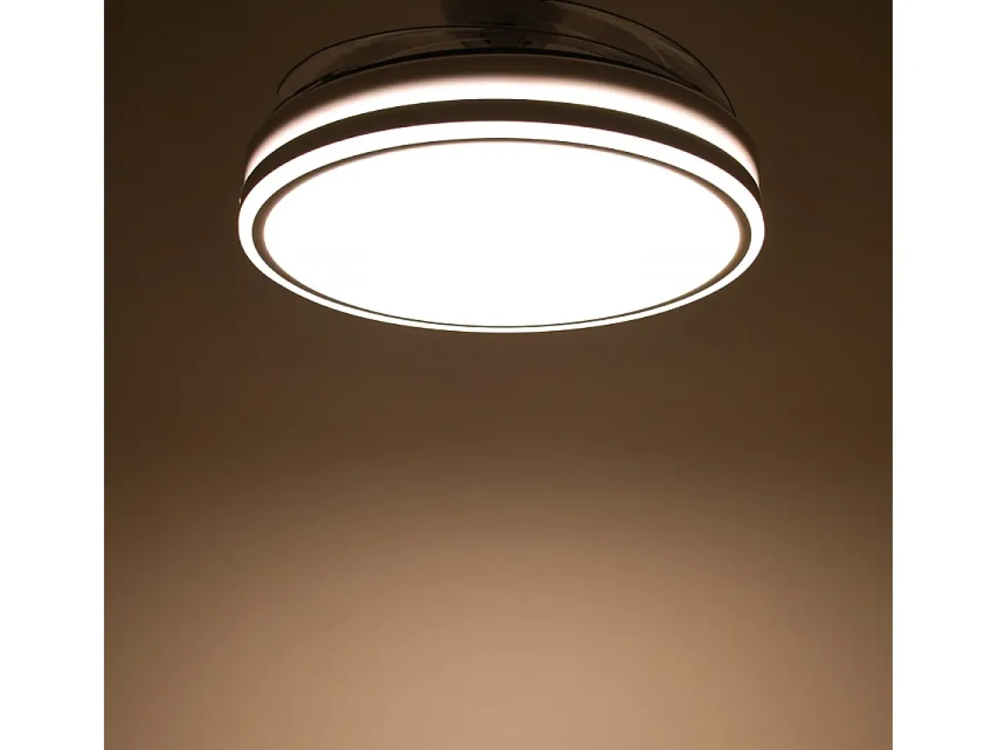 Best AKUNADECOR Ventilador Dc Led Asgard 4 Aspas Led Integrado Y Memoria Color Blanco
