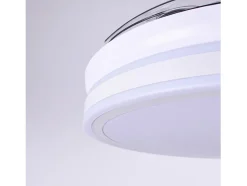 Best AKUNADECOR Ventilador Dc Led Asgard 4 Aspas Led Integrado Y Memoria Color Blanco