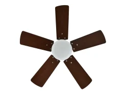 AKUNADECOR Ventilador Dc Marta Y Led Integrado 36w Memoria Color Dorado New