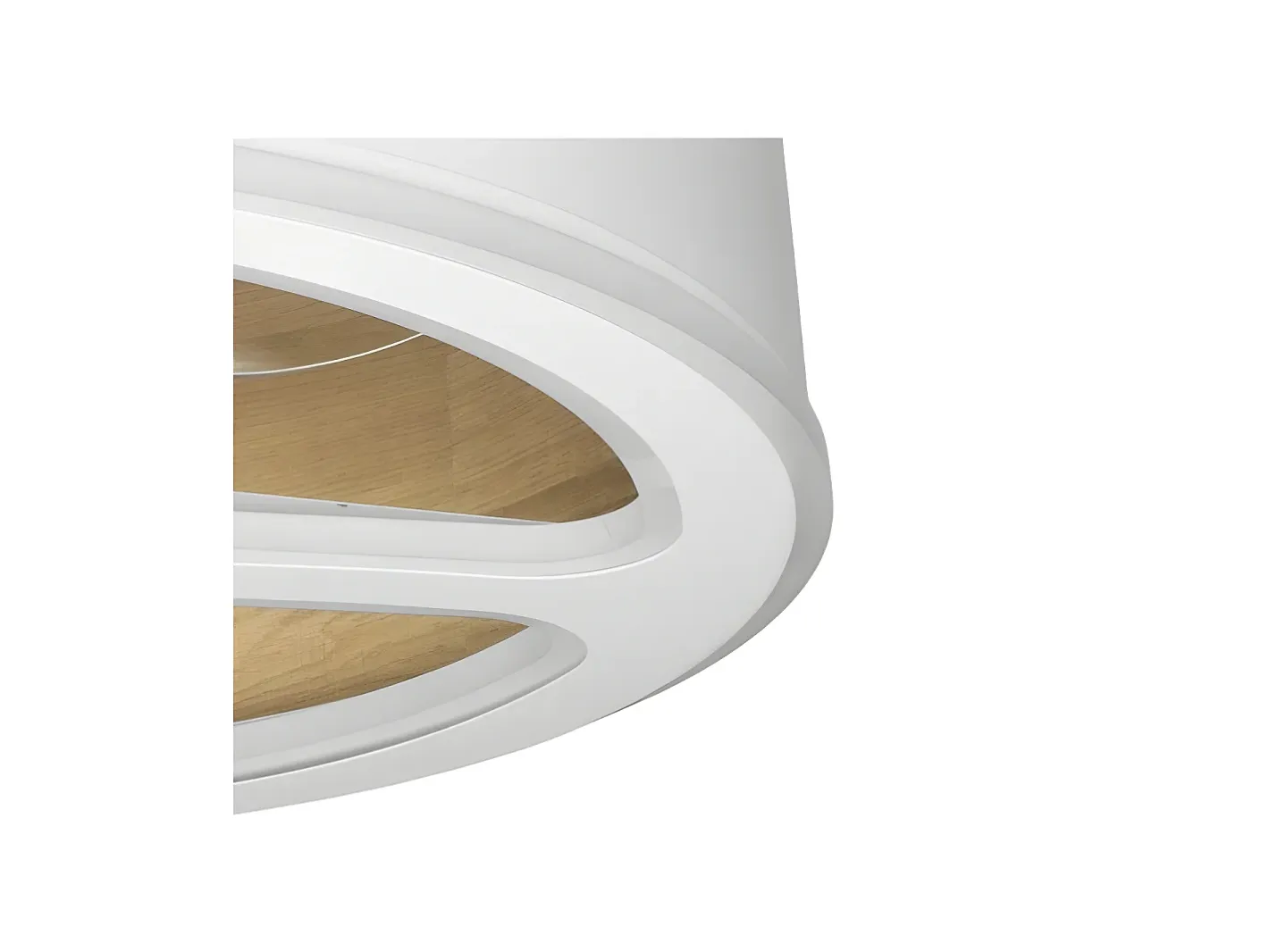 AKUNADECOR Plafón-Ventilador Dc Tatiana Beis Led Integrado 3temperaturas Mando Distancia Blanco