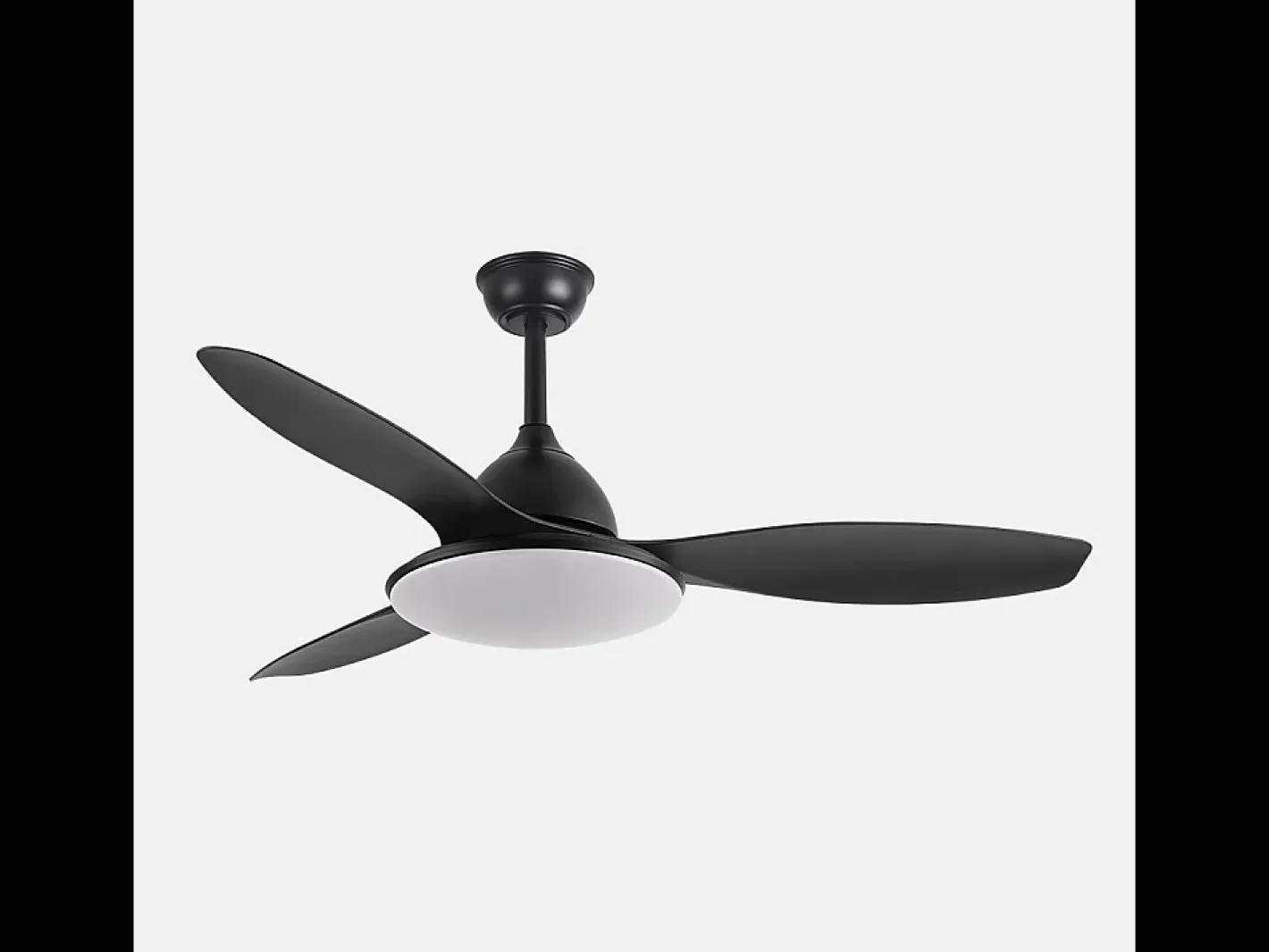 AKUNADECOR Plafón-Ventilador Dc Yael Led 72w Cct Regulable Negro