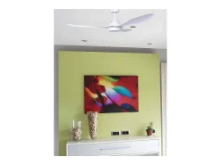 AKUNADECOR Ventilador Modelo Polaris Led Con Motor Dc Acabado Blanco Outlet