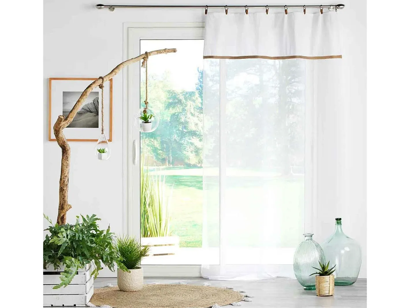 Douceur d'intérieur Visillo arenado espíritu loft Blanco Sale