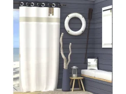 Soleil d'ocre Ropa De Casa-Visillo con ojales de algodón 135x250 cm ESPRIT MARIN, por Azul