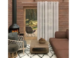 Soleil d'ocre Visillo con ojales especial para ventanal 280x250 cm CALI, por Blanco New