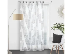 New Soleil d'ocre Visillo con ojales 135x250 cm LALY, por Blanco