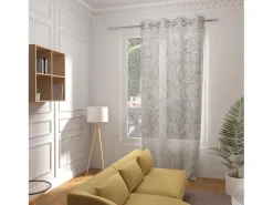 Soleil d'ocre Visillo con ojales 135x250 cm LOUANE, por Blanco Clearance