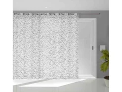 Soleil d'ocre Ropa De Casa-Visillo con ojales 135x250 cm LUC, por Blanco