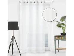 Soleil d'ocre Visillo con ojales 135x250 cm NOEMIE , por Blanco Clearance