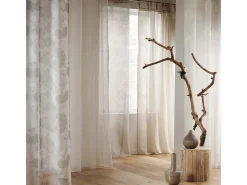 Douceur d'intérieur Visillo con presillas liso Beige Discount